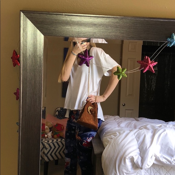 Studded Leather Bucket Purse - Picture 4 of 7